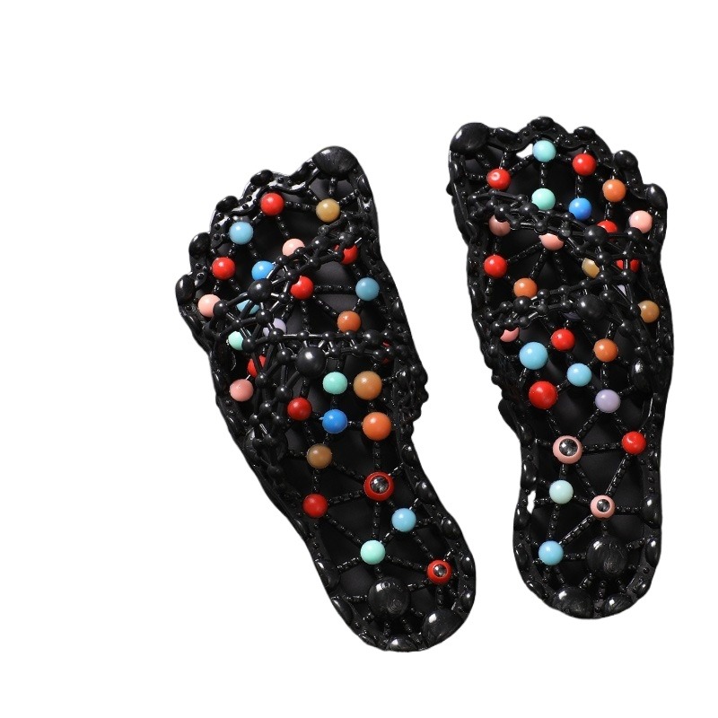 Health & Wellness Unit - Slippers Zomer Voetbodem Granules Gezondheidsvoettherapie Binnenhuis