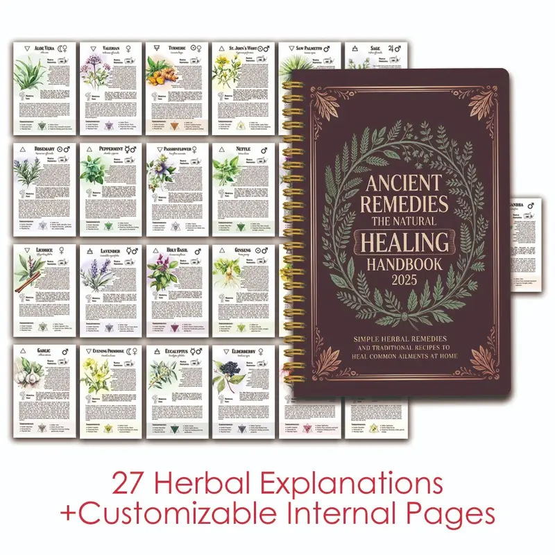 Health & Wellness Unit - Natural Remedies Handboek met oude genezen