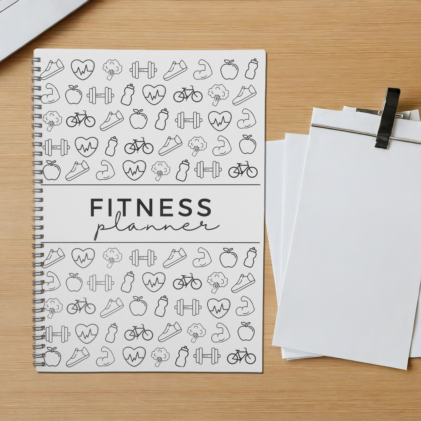 Fitnessplanner Fitness Workout - Fitness Journal Planner recensie en prijs
